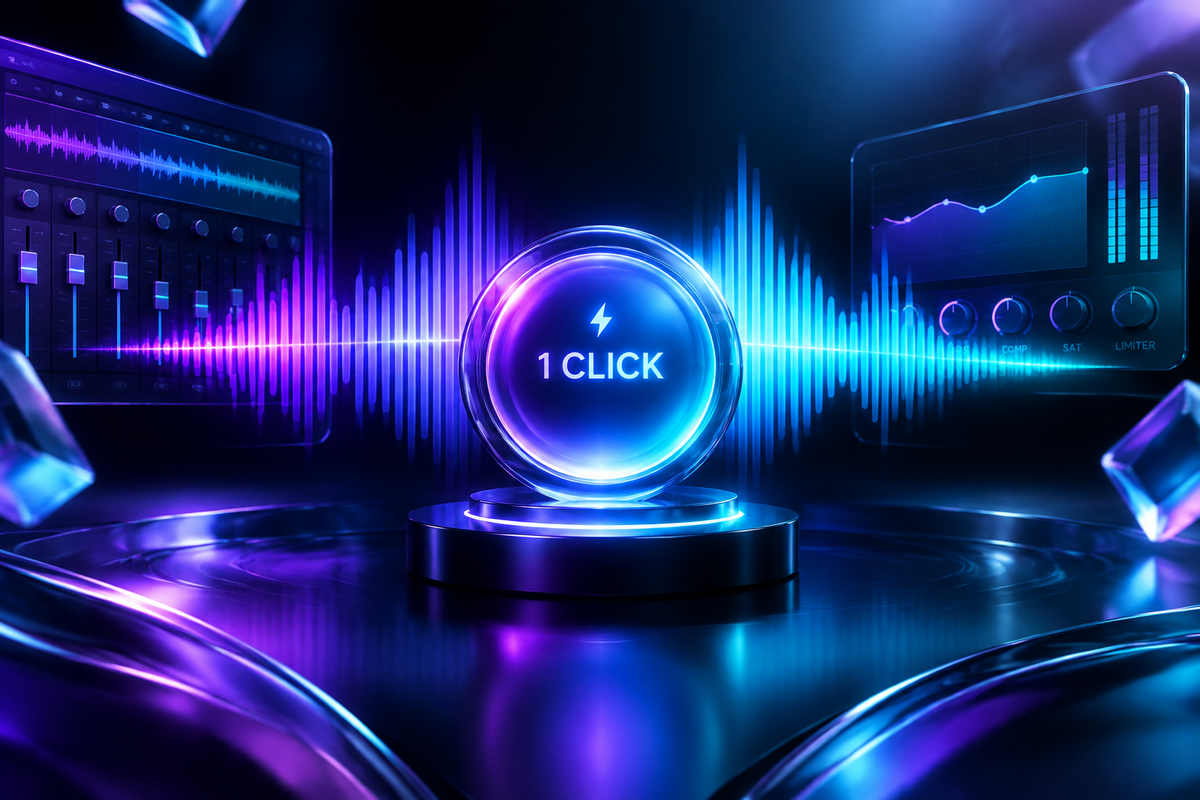 Mix & Mastering in 1 Click: cosa significa davvero con Voicey Audio