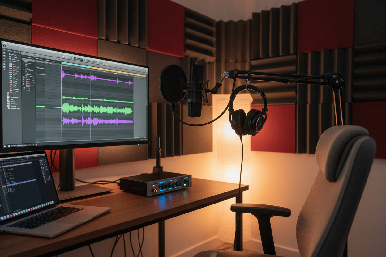 Come Registrare una Voce Professionale a Casa (Guida Completa 2026)